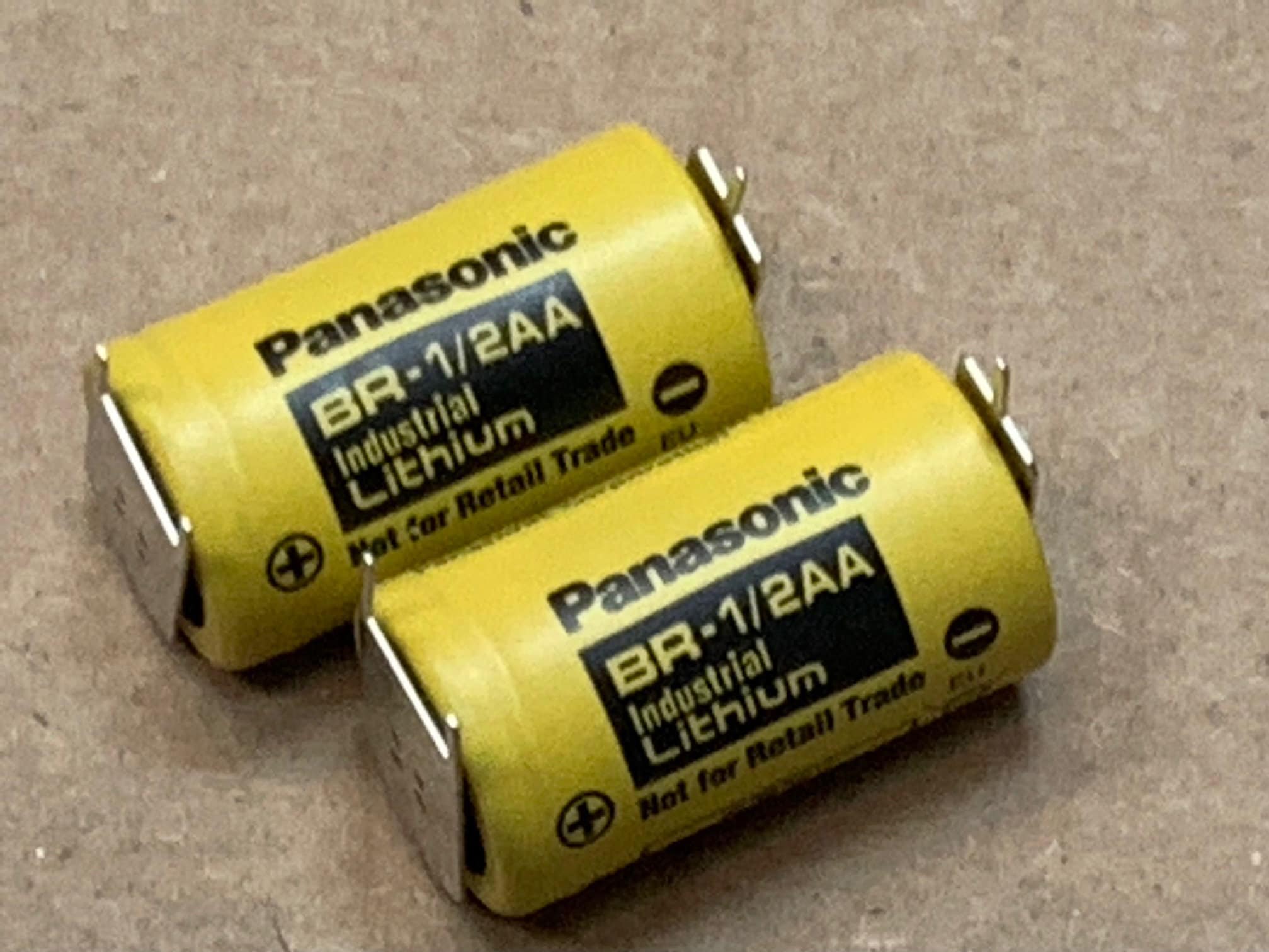 Pile au lithium Panasonic BR-1/2AA BR-1/2 AA, Panasonic, Piles au lithium, Piles