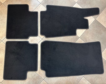 4uds NEGRO BMW E21 - 323i 320i 320is 318i 316 315 Juego de alfombrillas Velours