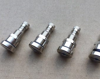 4x nickel-plated metal valve BBS Rz Rs Rm Rc BMW e30 e21 e10 2002 (old classic design)