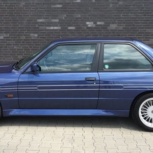 2d/4d Alpina SILVER-SLIM decors set stickers BMW E34 E36 E46 E30 B6 3.5/B3 2.7 (nieuwste versie)