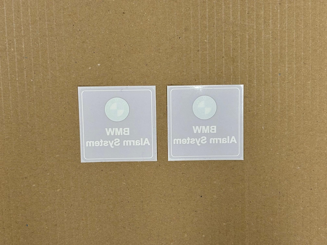 2x BMW Alarm System E30 E24 E28 E23 Z1 E32 E34 E36 E31 M3 Stickers - Etsy