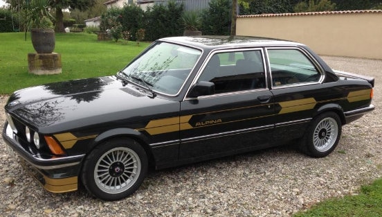 ALPINA Streifen Heck Gold デコセット Gold stripe decal set for