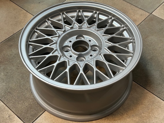 1x Light Alloy Rim Silver BBS RZ Styling 5 BMW E30 4x100