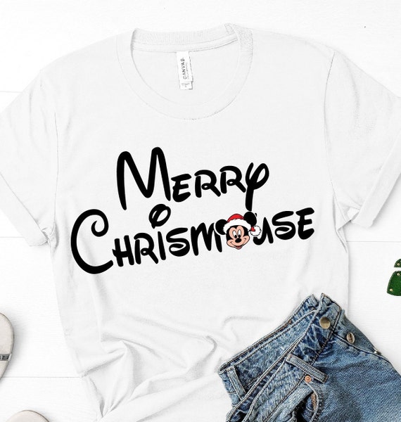 Download Free Merry Christmous Svg Mickey Mouse Ears Clipart Disney Etsy SVG Cut Files