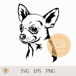 Chihuahua svg #2, Dog svg, svg files for cricut, png files