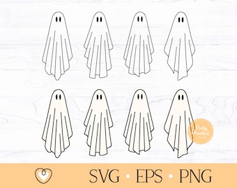 Ghost SVG, PNG, Halloween svg, Simple Ghosts