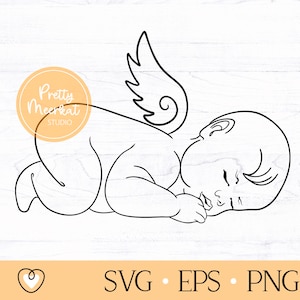 Baby Angel svg, Baby loss memorial svg, png files