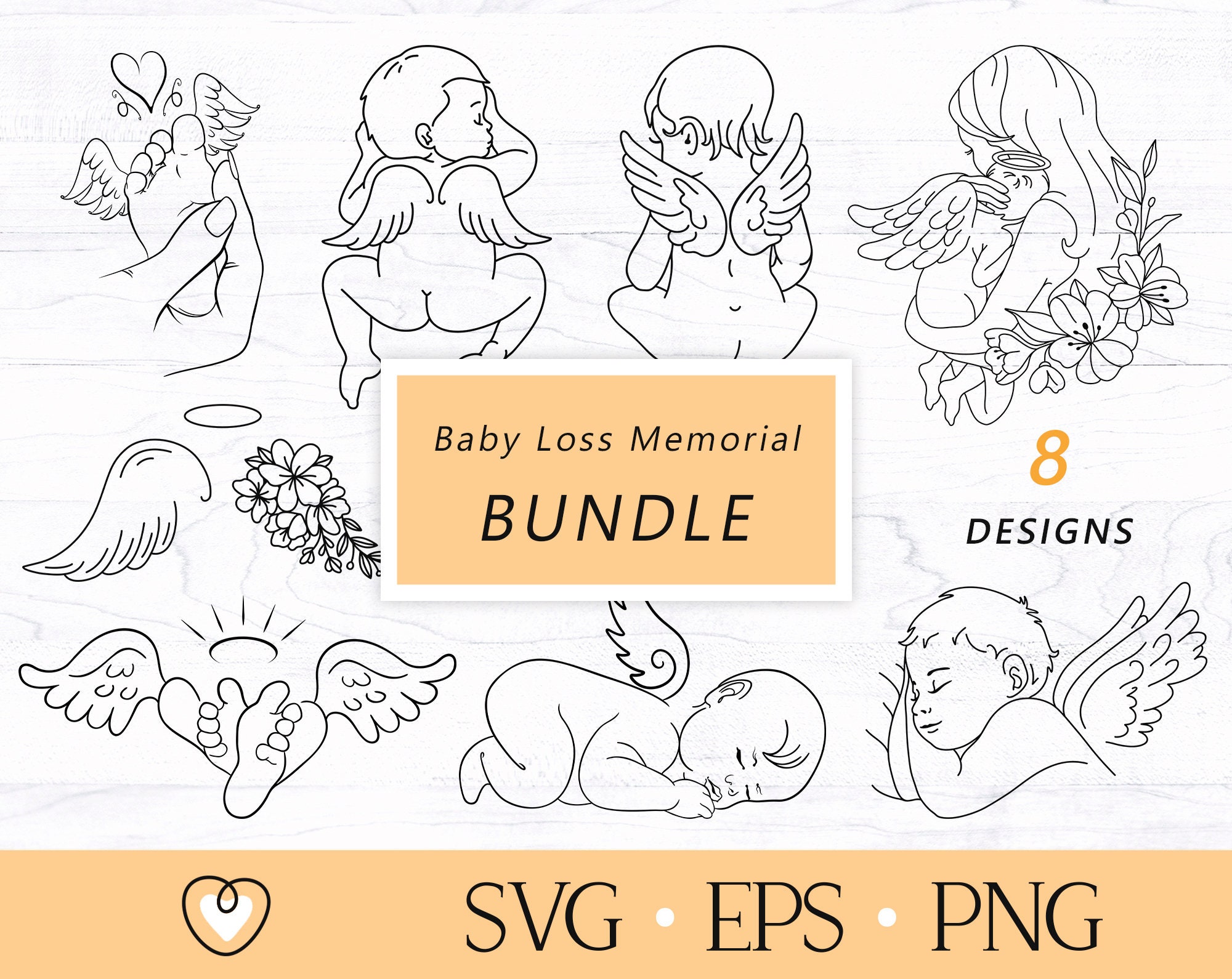 Baby memorial tattoos - Etsy België, image size:2000x1590