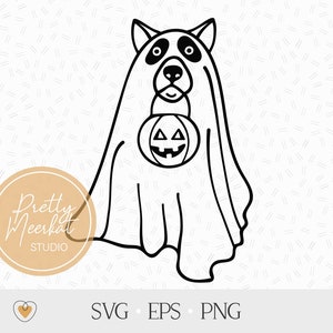 Dog Ghost svg, Halloween dog svg, Halloween png, Cut file