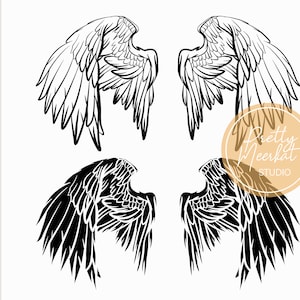 Angel wings svg, Wings svg, png files