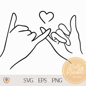 Best friend svg, Pinky promise svg, Besties svg, png files