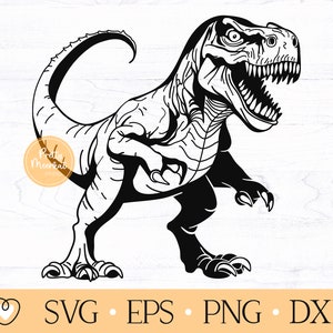 T Rex svg, Dinosaur svg, Tyrannosaurus Rex svg, Dinosaur Cut File