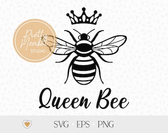 Bee svg, Queen bee svg, cut file, png