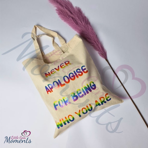 Pride Tote LGBTQIA+ Reusable Eco Friendly Organic Cotton