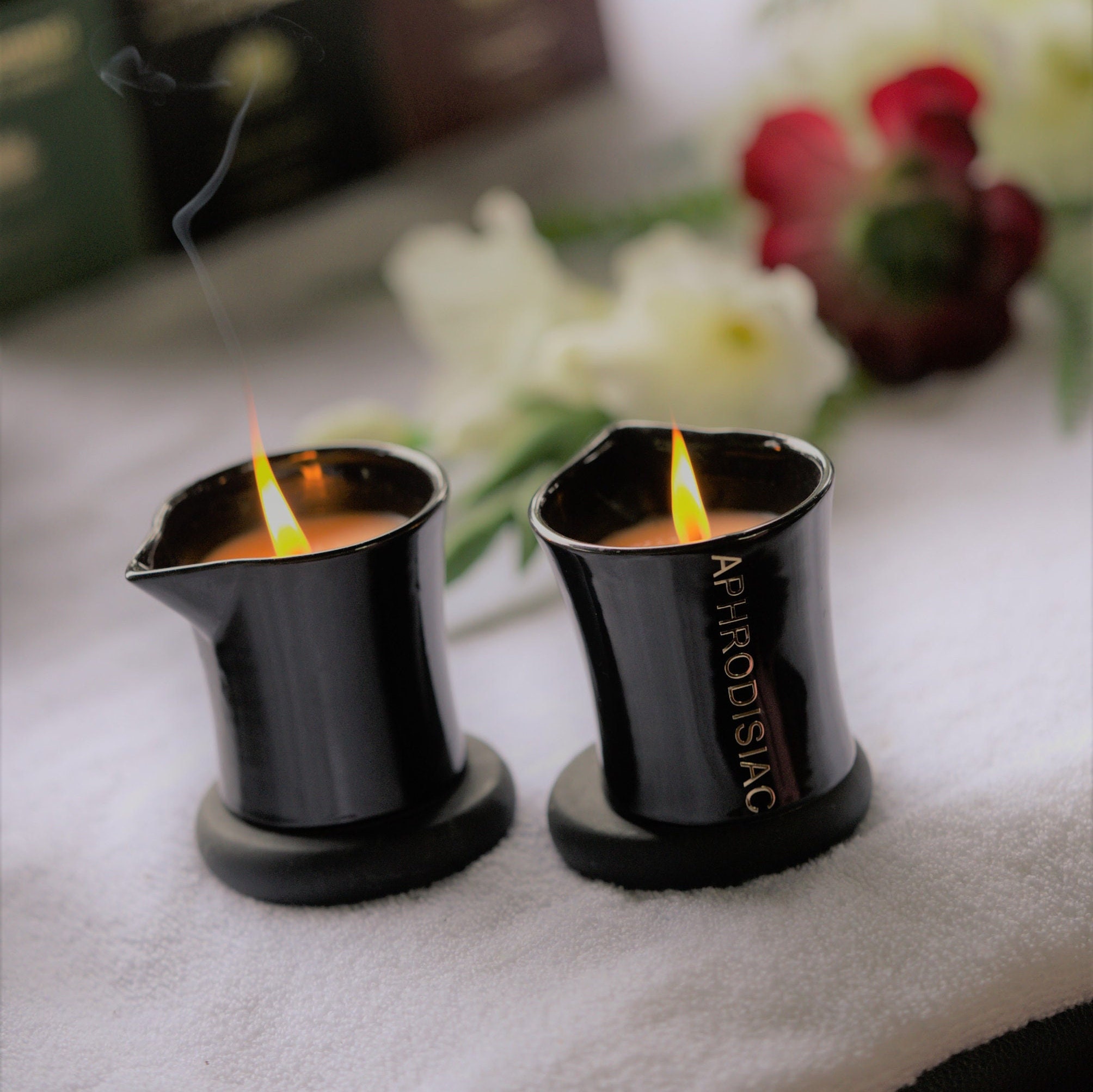 Bougie Parfumée Gaia Pour Femme Enceinte - Arôme Gardénia/pêche - Cire De Soja Et D'abeille - Cadeau Relaxation Et Aromathérapie