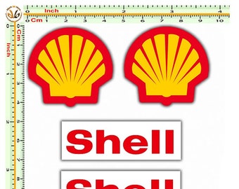shell sponsor stickers stickers auto motorhelm sponsor helm print pvc afgeprijsd 4 stuks.