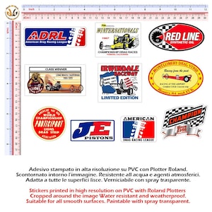 Lions Drag Strip Run What You Brung Decal Sticker Retro Hot Rod Classic - Foto 2