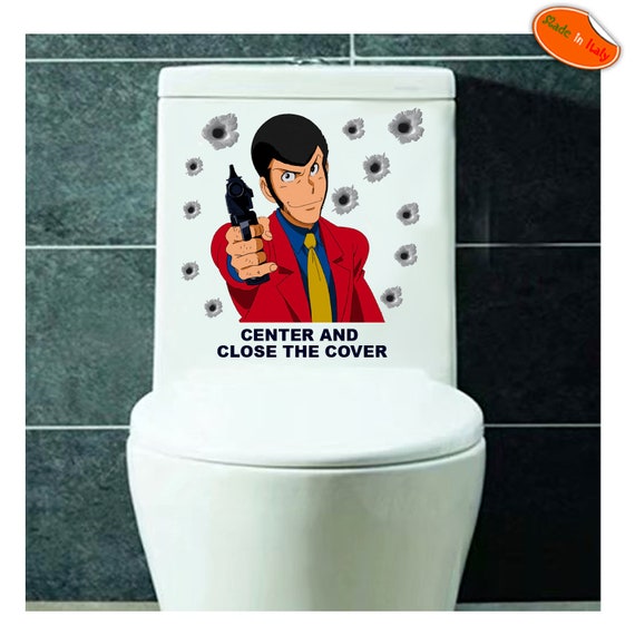 Aufkleber Abdeckung Wasser Lupen Cartoon Tablette WC Druck PVC Rabatt Toilette Sitz Aufkleber Sanitary Abdeckung Aufkleber Druck PVC abgeschnitten 1 Stück