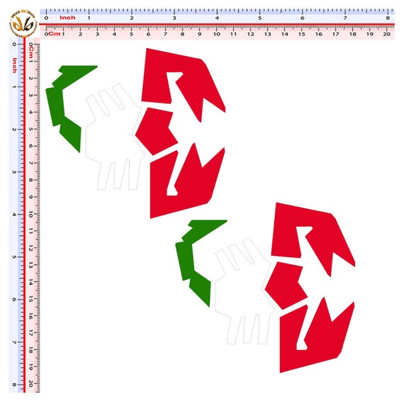 4 X Adesivo Auto Sticker Tuning Moto Auto Stickers Bandiera Bandiera Martinica