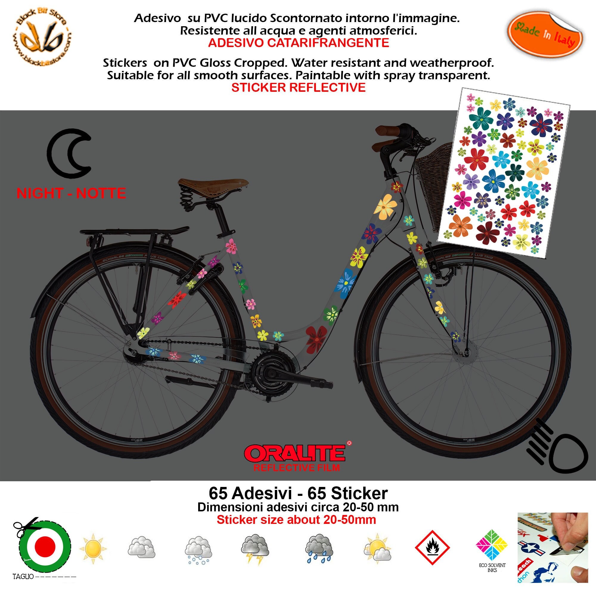 Juego de pegatinas / calcomanías para bicicletas en blanco y negro  stickersbombing / casco de bicicleta de montaña / ciclista de descenso MTB  / ciclista / pegatinas de botellas -  España
