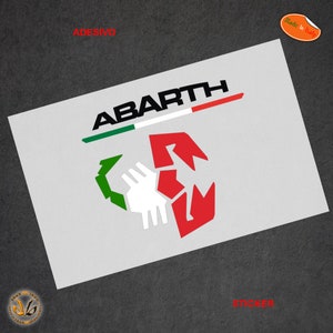 Tricolor naklejki fiat abarth flaga skorpiona włochy samochód naklejka na kask motocyklowy skorpion flaga włoch naklejka na kask tuning 3 szt.