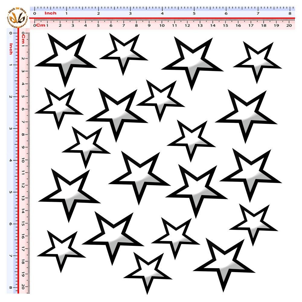 Star Stickers, Star Sticker, Star Laptop Sticker, Star Laptop Stickers,  Star Vinyl Sticker, Star Vinyl Stickers, Star Decal, Laptop Sticker