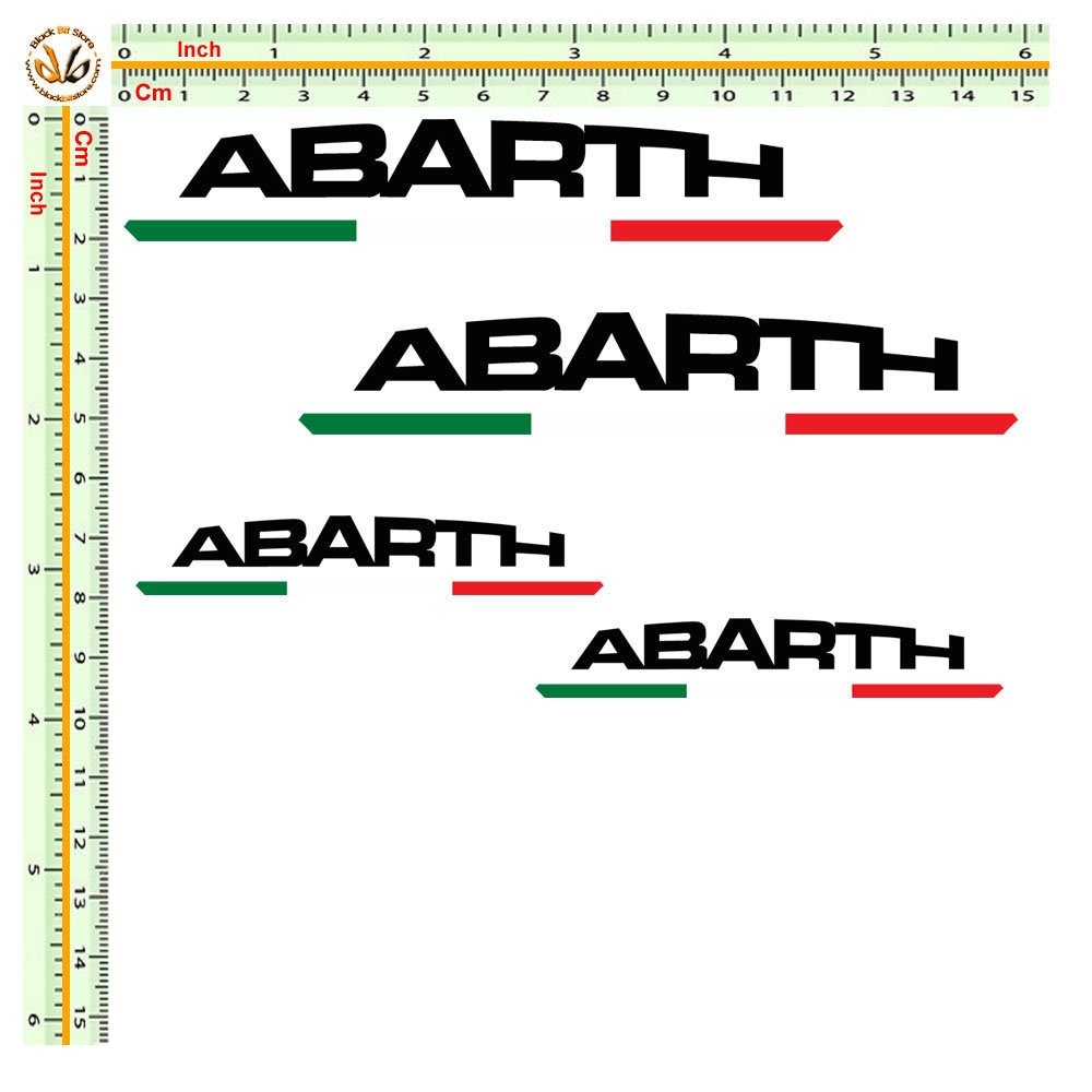 Stickers Abarth Flag Italy Car Motorcycle Helmet Sticker Abarth Italy ...