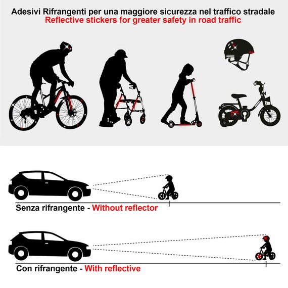 Autocollant vélo VTT réflecteur sponsor réfléchissant autocollants de vélo  autocollant bombe profilé différentes tailles 10 pcs. feuille 33 x 22 CM. -   France