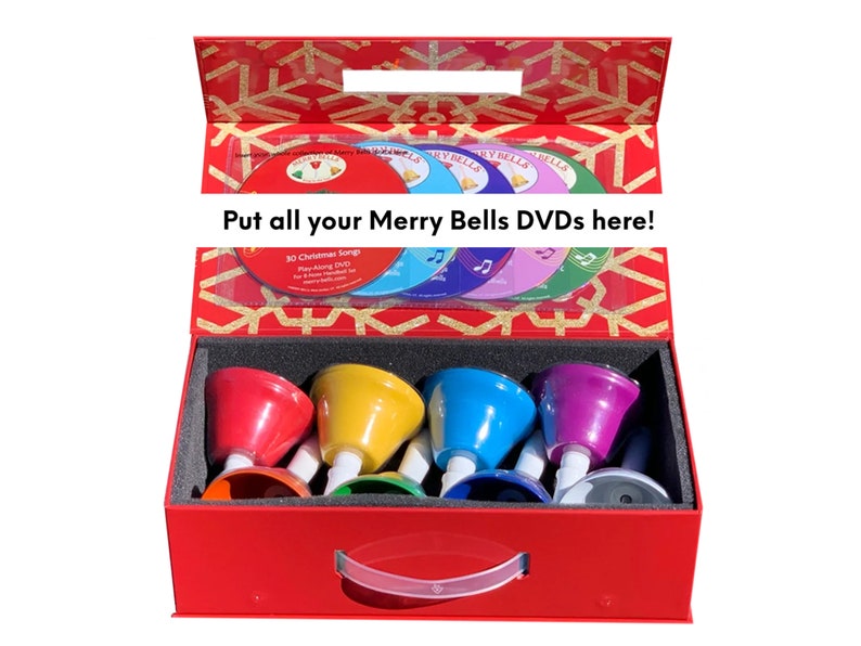 Merry Bells Handbell Set includes Free Christmas Songs Playalong DVD