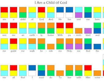 Printable Primary Song Charts #1 for Handbells