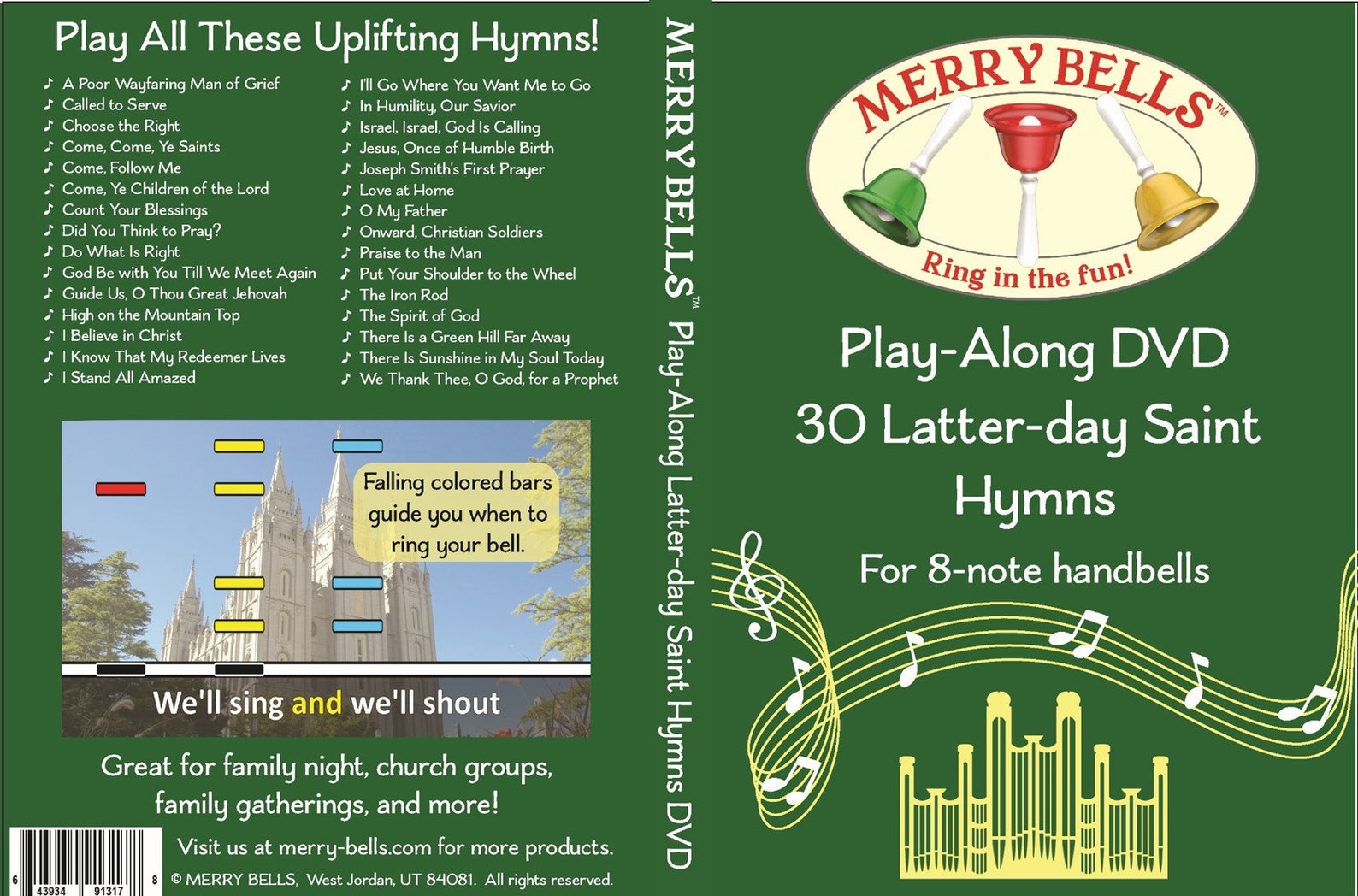 Hymns Playalong DVD for Handbells Etsy