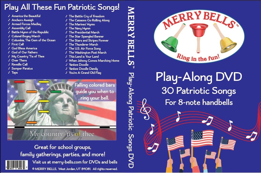 Patriotic Songs Playalong DVD for Handbells Etsy