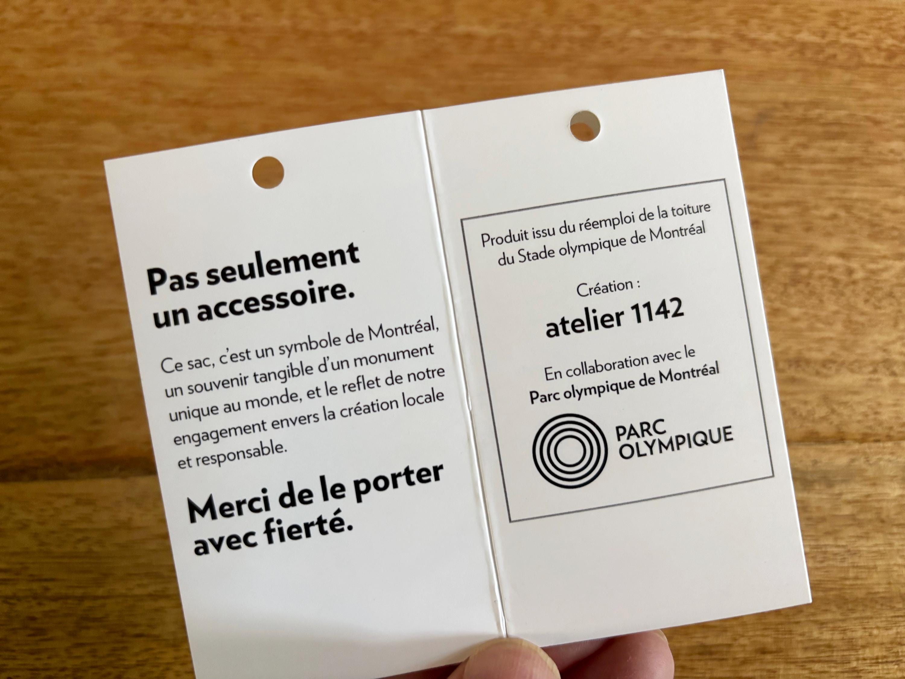 Petit Sac Souvenir - Jeux Olympiques Montréal 1976