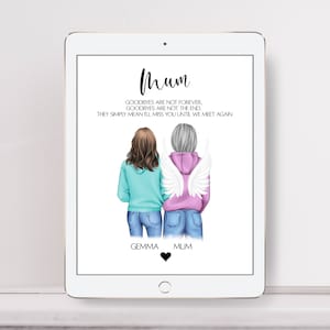 Family Memorial digital download family gift illustration