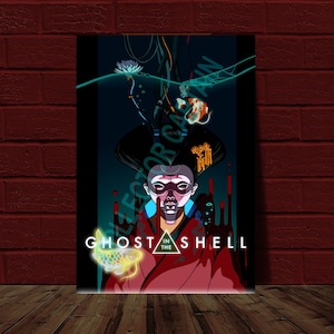 Ghost In The Shell V5 10.5x15.25 Japanese Movie Poster Reprint