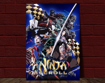Ninja Scroll 10.5x15 Japanese Movie Poster Reprint