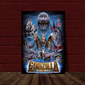 Godzilla Final Wars 2004 V1 10.5x15.25 Japanse Film Poster Herdruk