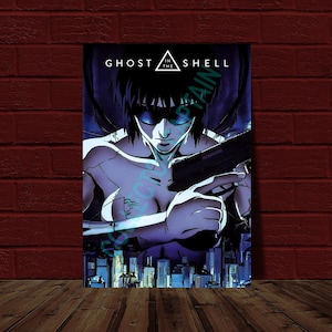 Ghost In The Shell V1 10.5x15 Japanese Movie Poster Reprint