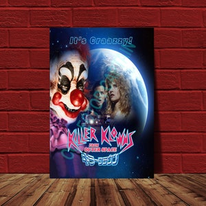 Killer Klowns From Outer Space 10.5x15 Japanese Movie Poster Reprint