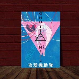 Ghost In The Shell V2 10.5x15 Japanese Movie Poster Reprint