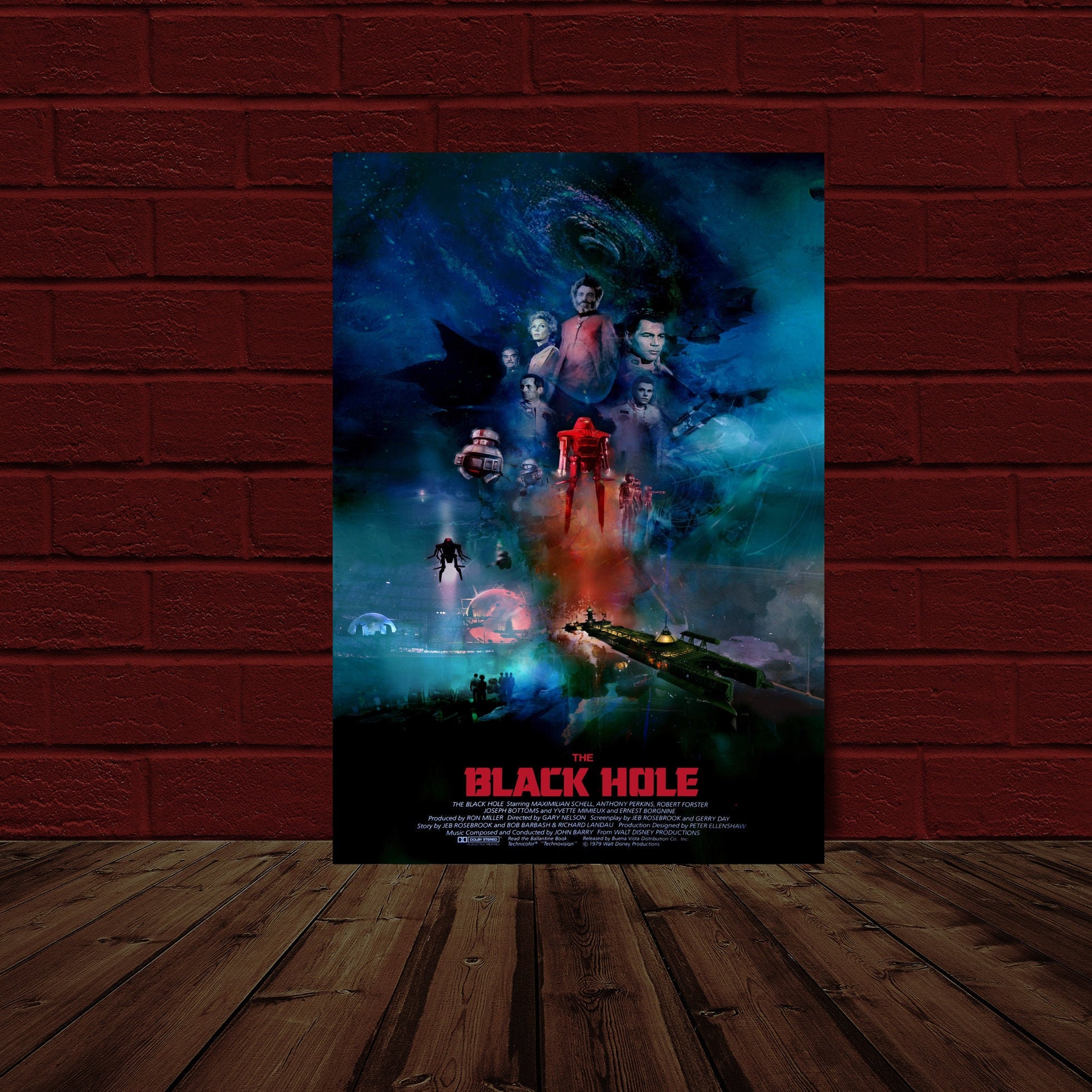 The Black Hole 10.5x15.25 Movie Poster Reprint