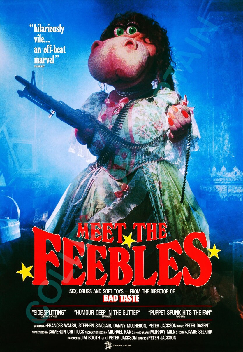 Bad Taste Movie Poster Meet the Feebles 10.5x15.25 Movie Poster Reprint - Etsy UK