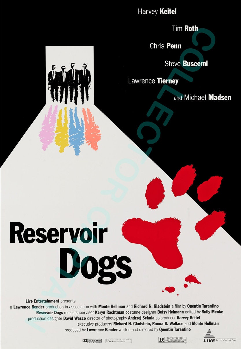 Reservoir Dogs (1992) Original One-Sheet Movie Poster