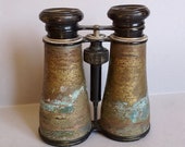 A Vintage pair of Brass 1930 39 s Possibly World War 2 Military, Field Glasses or Binoculars found in Normandy France