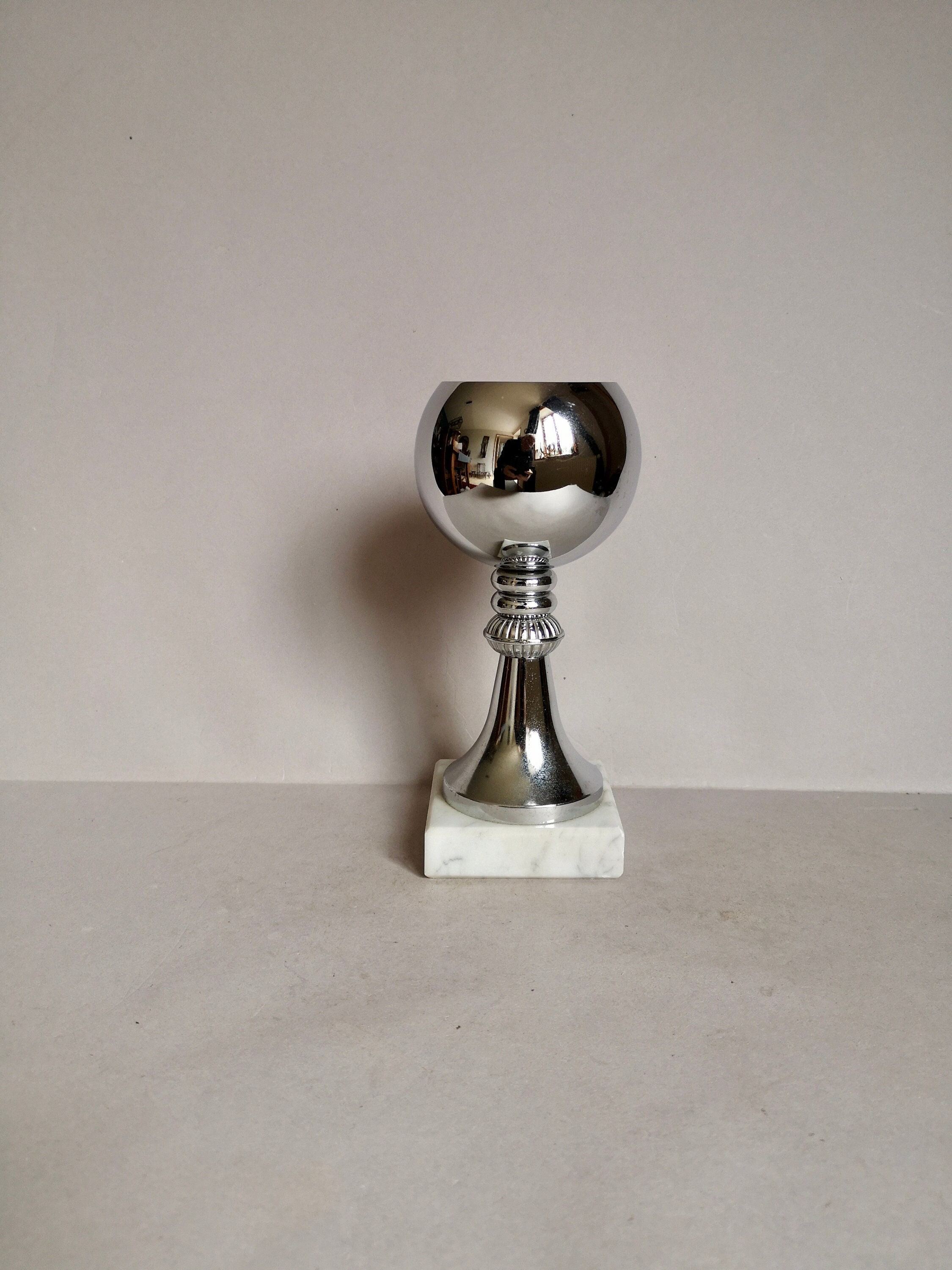 Marble Trophy Base Plastic 3 Wide x 3.375 Deep x .875 Tall