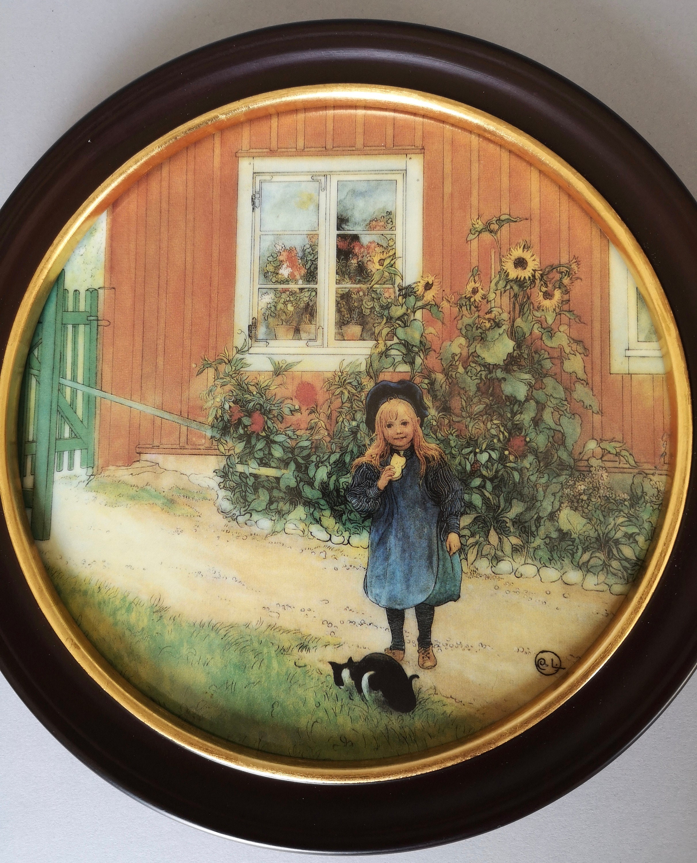 Carl Larsson 陶板　ヴィンテージ Carl Larsson 陶板 ヴィンテージ Carl Larsson's Limited Edition