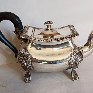 A Lovely Antique, Art Deco or Art Nouveau Style, Silver Plated, EPBM, French, Found in Normandy, France in Electro plate, Coffee or Tea Pot
