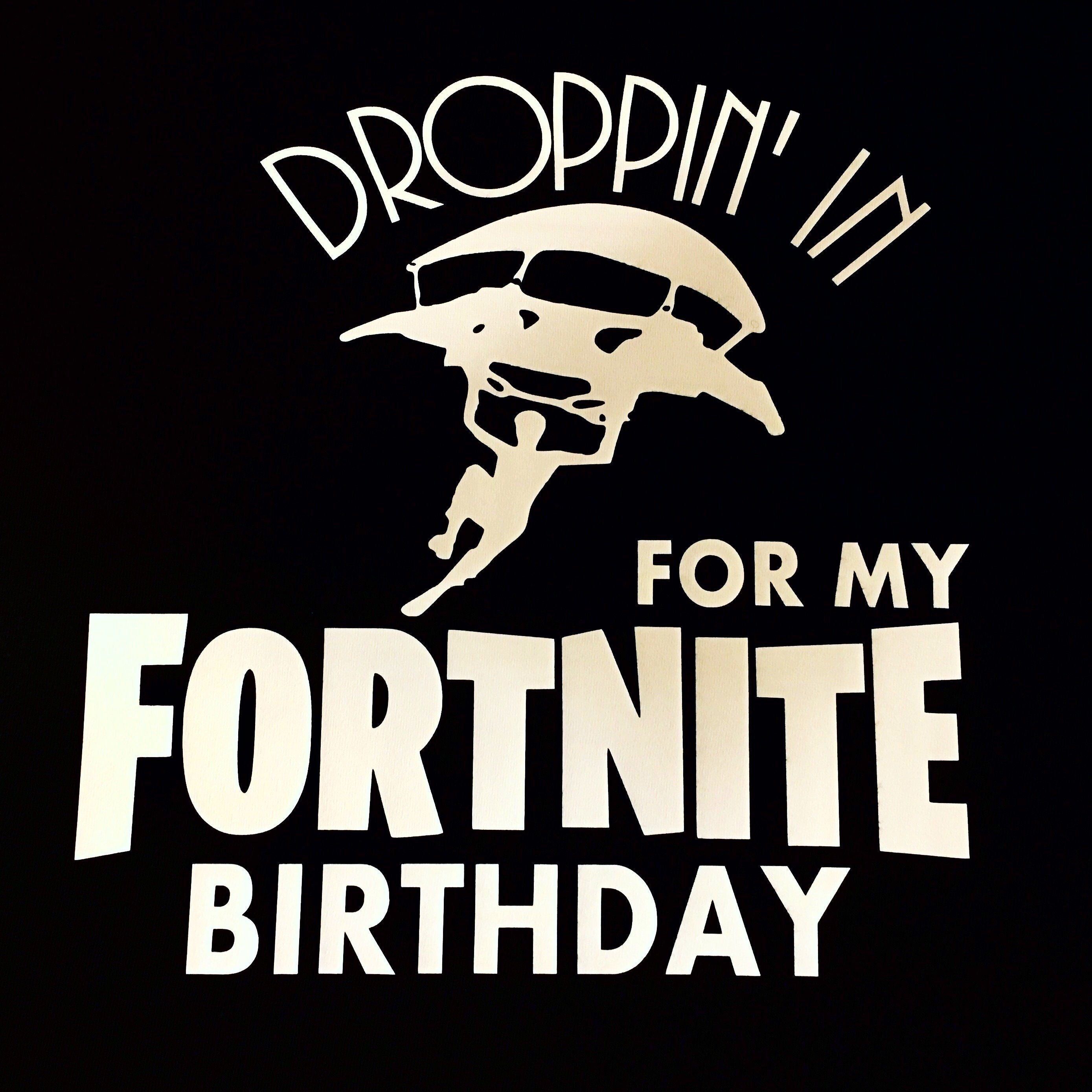 Download Fortnite Birthday Shirt | Etsy