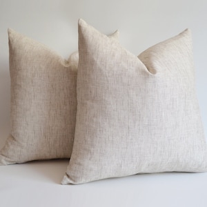 SALE! Raw linen Decorative Pillow C. Designer Pillow Cover, decorative pillows for bed decorative pillows for couch Decorative Throw Pillow
