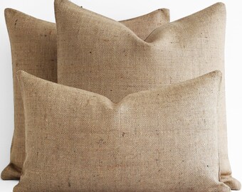 Burlap throw pillows | Etsy Best mom ever Burlap Throw Pillow